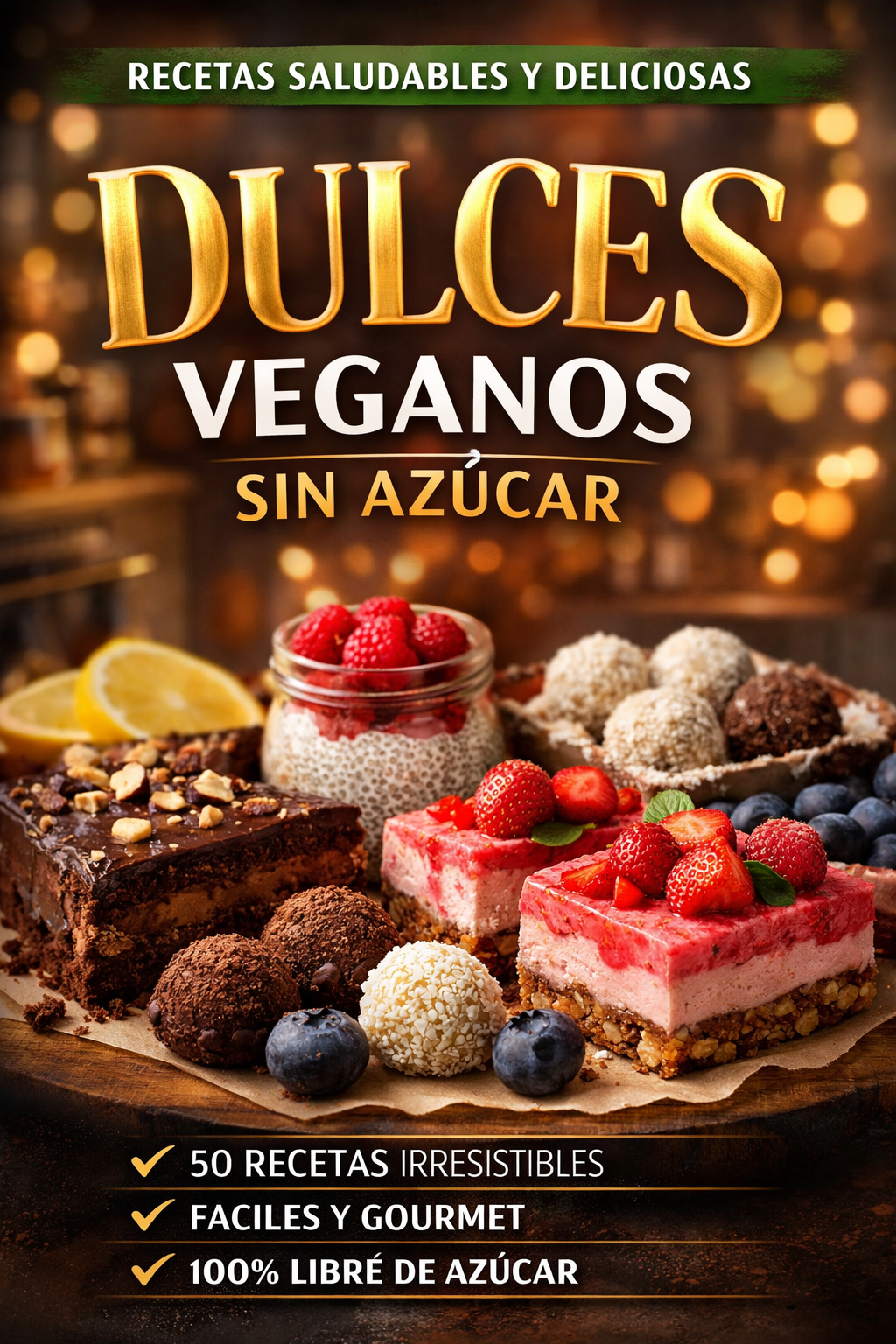 dulces veganos sin tacc